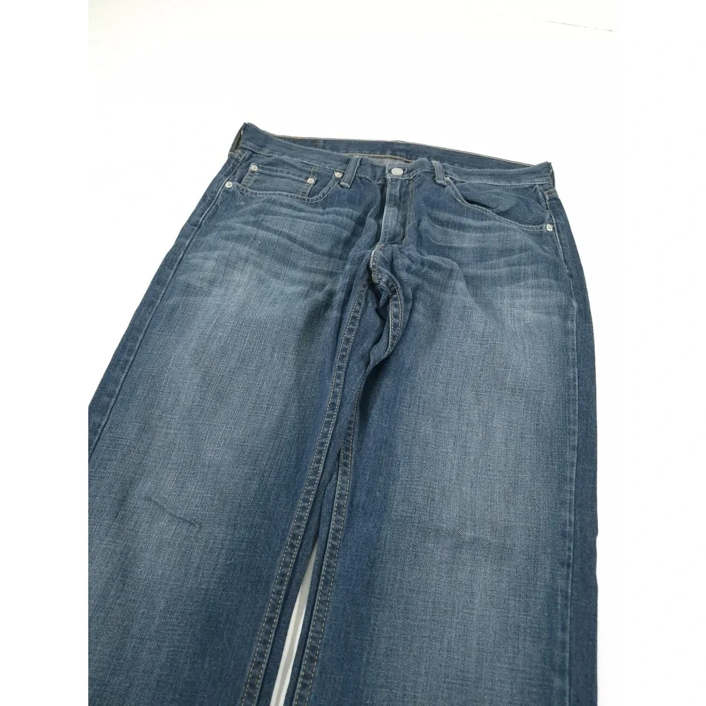 Levis 559 Relaxed Fit Jeans Mens 34x32 Blue Medium Wash Straight Leg Denim Pants